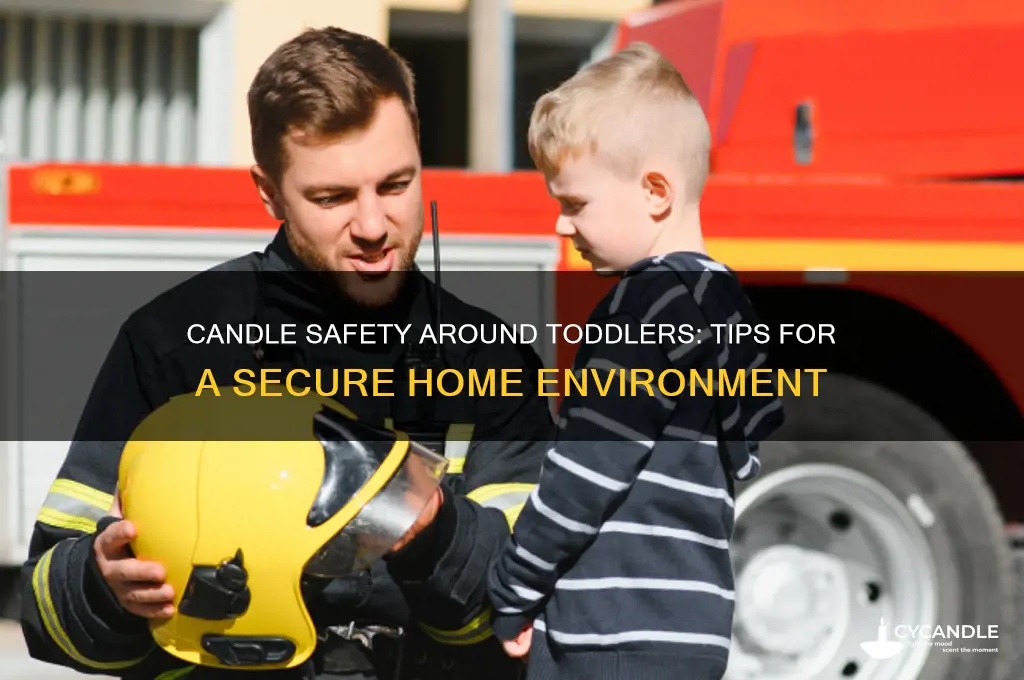 is it safe to burn candles around toddlers