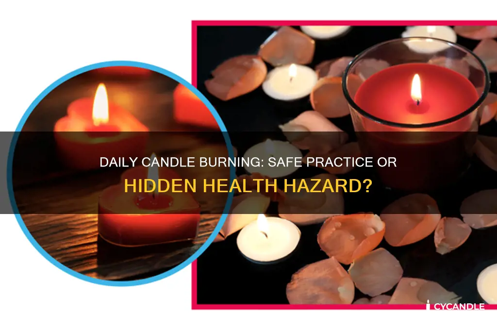 is it safe to burn candles everyday
