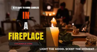 Burning Candles in Fireplaces: Safety Tips and Potential Risks