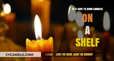 Candle Safety: Is Burning Candles on a Shelf a Fire Hazard?