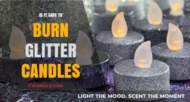 Burning Glitter Candles: Safety Concerns and Eco-Friendly Alternatives
