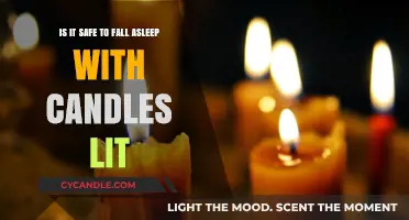 Candle Safety: Risks of Falling Asleep with Open Flames Lit
