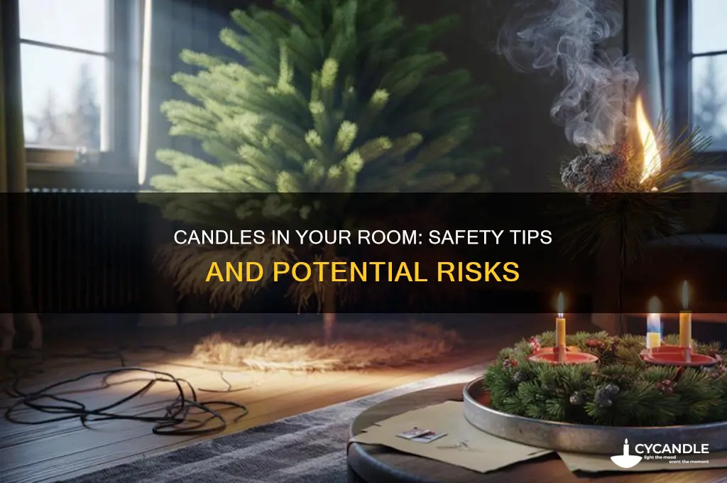 is it safe to have a candle in your room