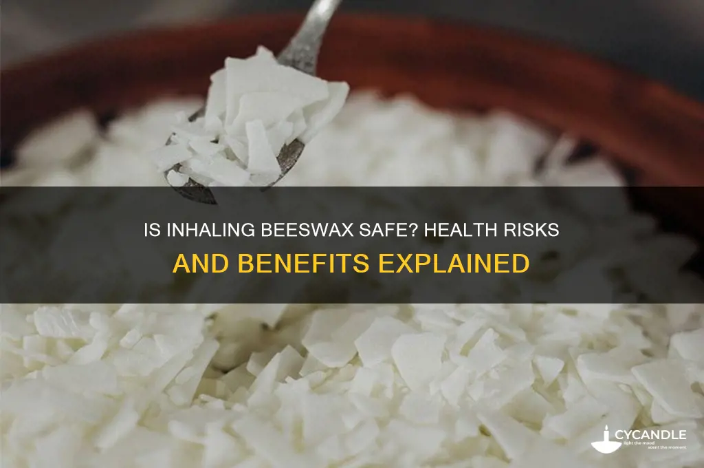 is it safe to inhale beeswax