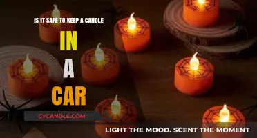 Candles in Cars: Safety Risks and Precautions to Consider