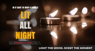 Is It Safe to Keep a Candle Lit All Night?