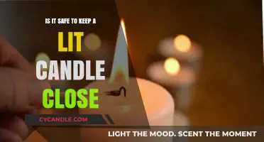 Candle Safety: Risks of Keeping a Lit Candle Nearby