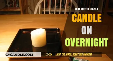 Candle Safety: Risks of Leaving a Candle Burning Overnight