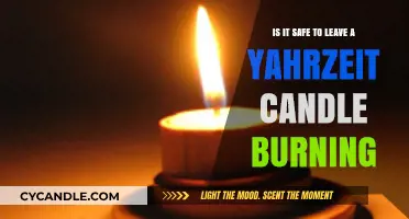 Yahrzeit Candle Safety: Is Unattended Burning a Risk?