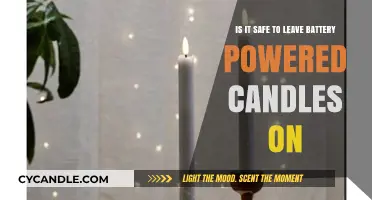 Are Battery-Powered Candles Safe to Leave Unattended Overnight?