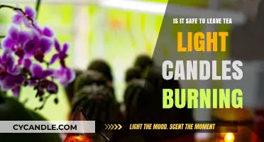 Tea Light Safety: Risks of Leaving Candles Unattended Overnight