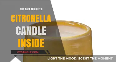 Is Lighting a Citronella Candle Indoors Safe? Facts and Risks