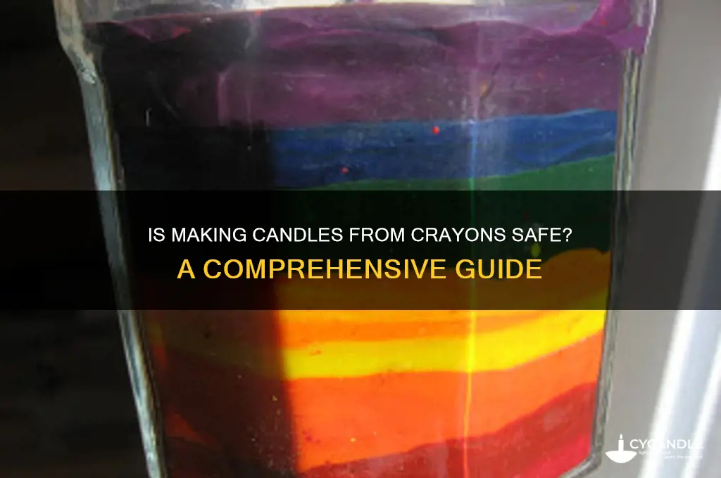 is it safe to make candles out of crayons