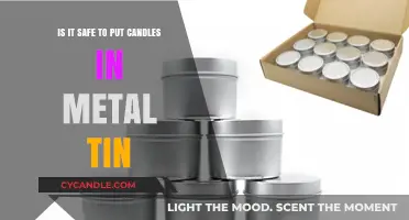 Candles in Metal Tins: Safe Practice or Fire Hazard?