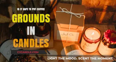 Are Coffee Grounds in Candles Safe? A Burning Question Answered