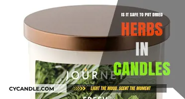 Dried Herbs in Candles: Safety Tips and Best Practices