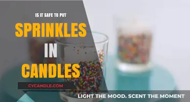 Are Sprinkles in Candles Safe? A Burning Question Answered