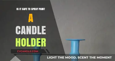 Spray Painting Candle Holders: Safety Tips and Creative Ideas