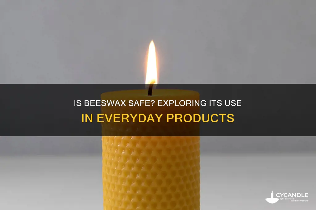 is it safe to use beeswax in products