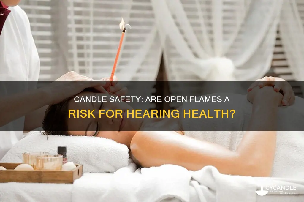 is it safe to use candles for hear