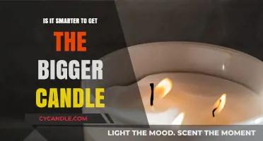 Bigger Candles: Smarter Choice or Wasteful Purchase? Weighing Pros and Cons