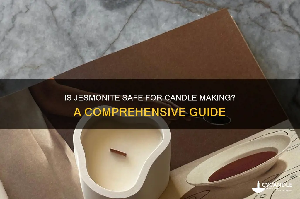 is jesmonite safe for candles