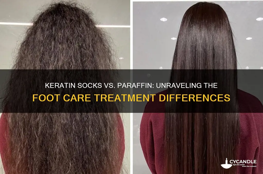 is keratin sock the same as paraffin