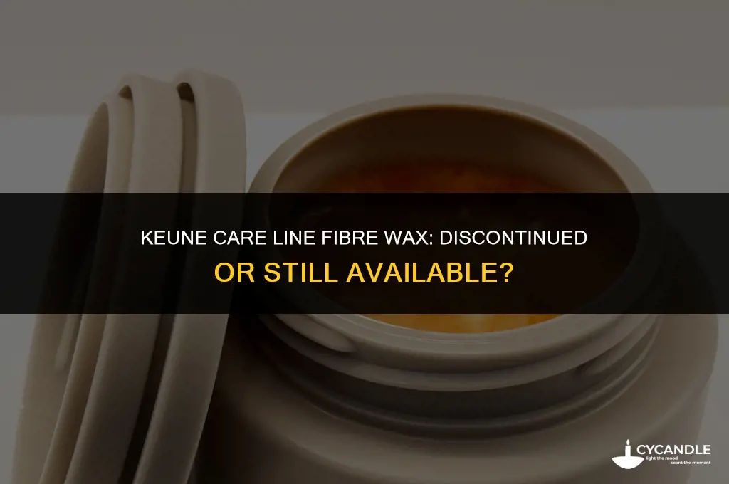is keune care line fibre wax discontinued