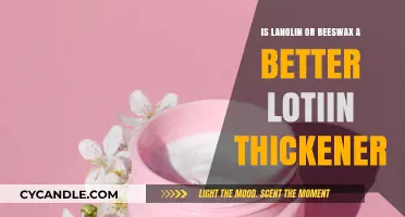Lanolin vs. Beeswax: Which is the Superior Lotion Thickener?