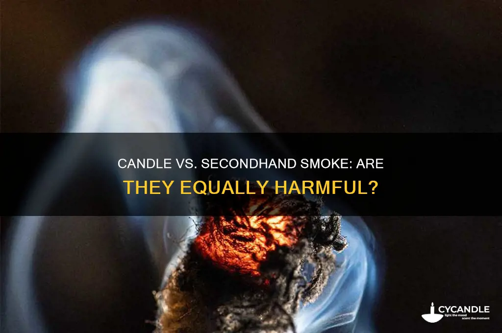 is lighting a candle the same as secondhand smoke