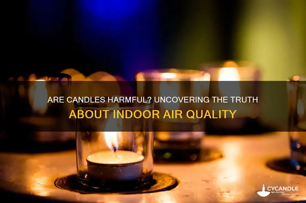 is lighting candles bad for you