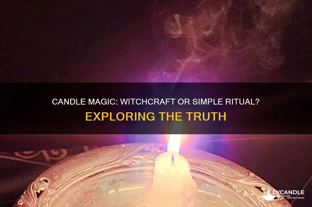 is lighting candles witchcraft