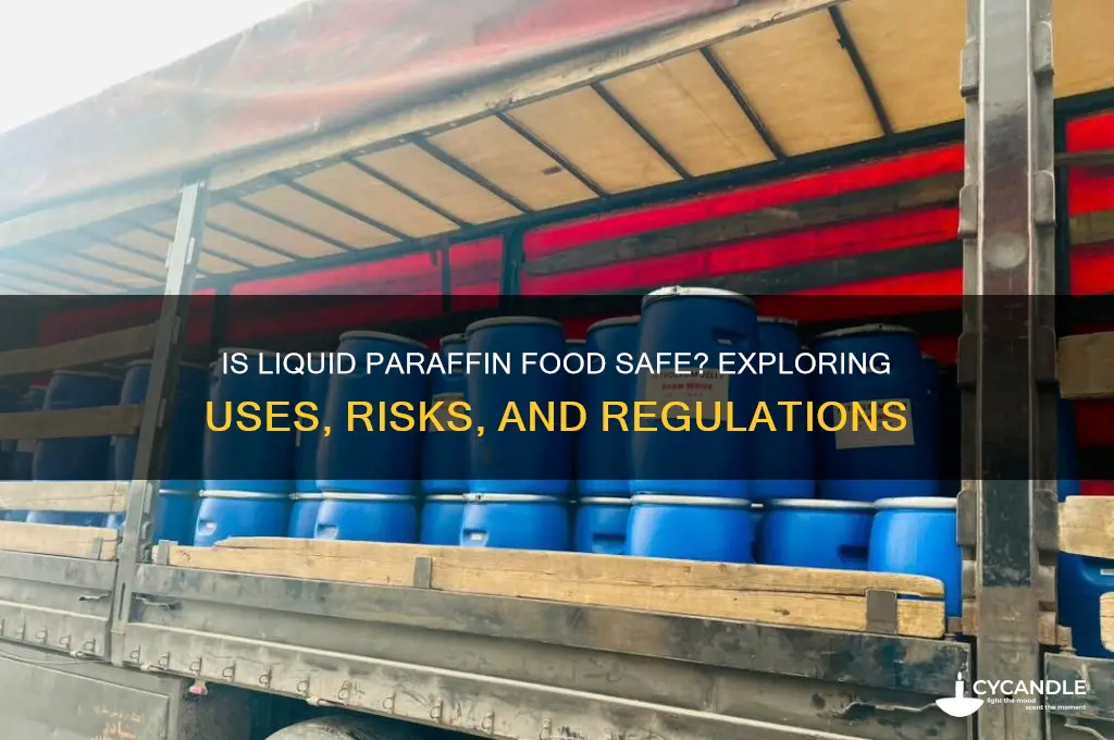 is liquid paraffin food safe