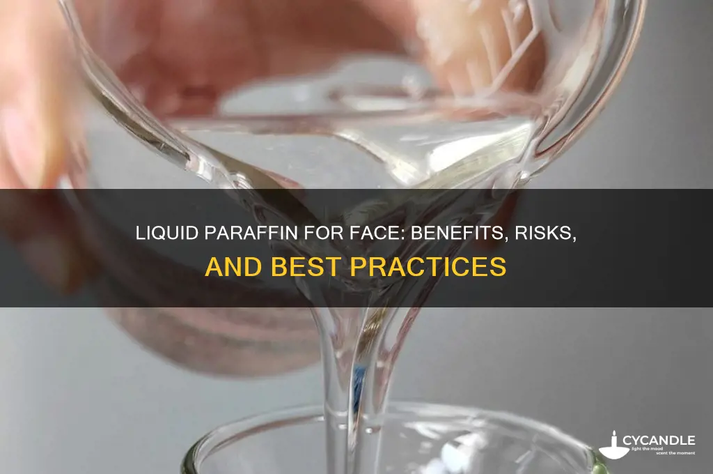 is liquid paraffin good for face