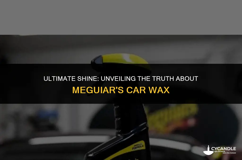 is meguiars ultimate car wax a good wax