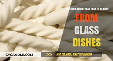 Effortless Wax Removal: Cleaning Melted Candle Wax from Glass Dishes