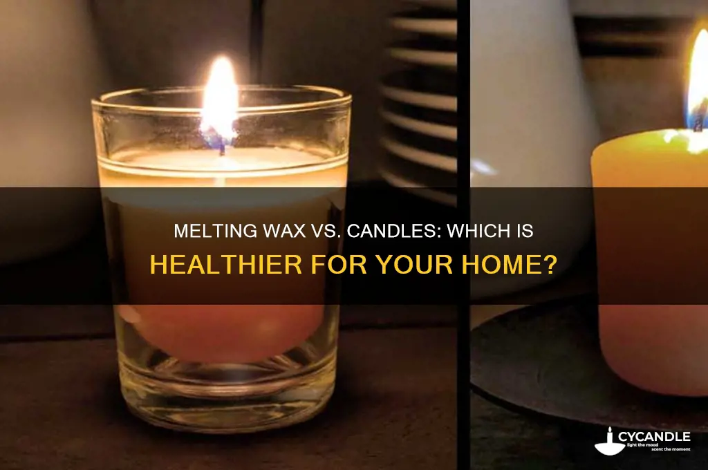 is melting wax healthier than candles