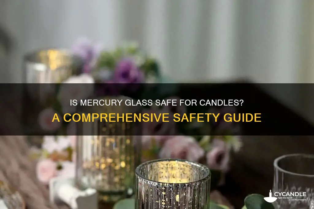is mercury glass safe for candles