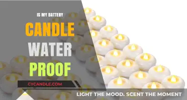 Waterproof Battery Candles: Safe for Outdoors?