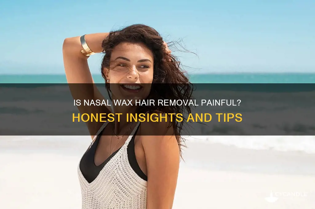 is nasal wax hair removal painfull