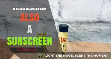 Natural Beeswax Lip Balm: Does It Double as Sunscreen Protection?