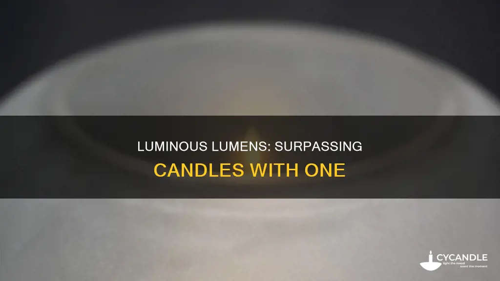 is one lumen equal to one candle
