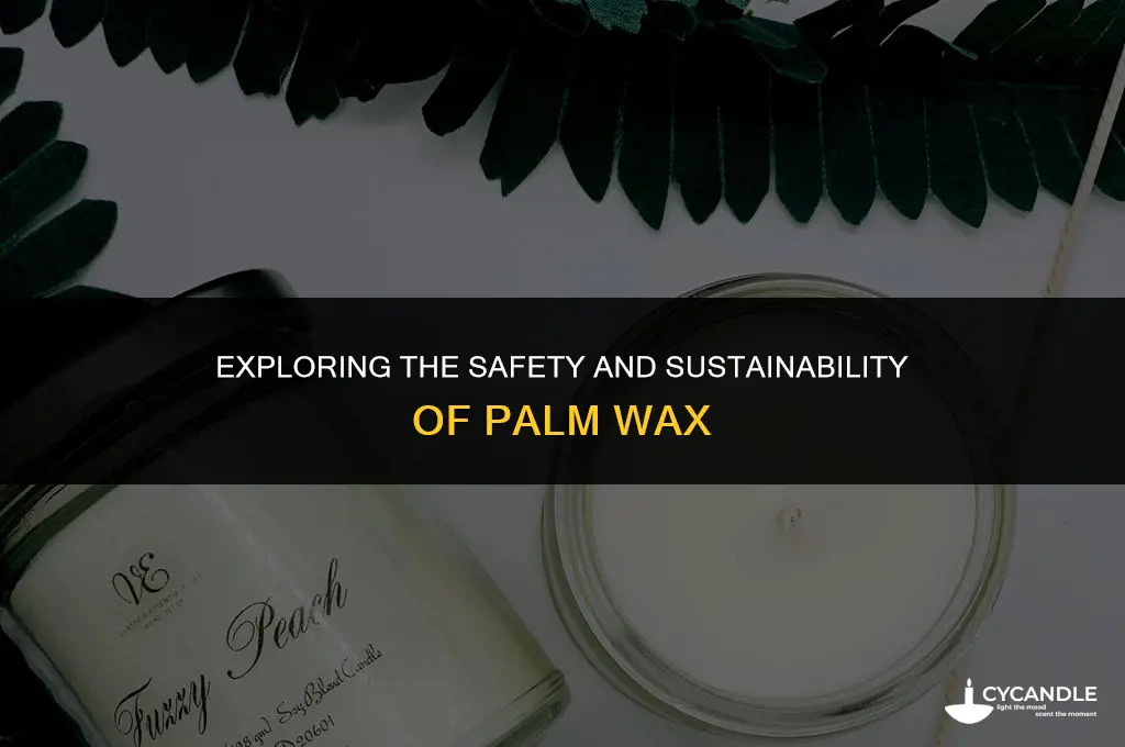 is palm wax safe