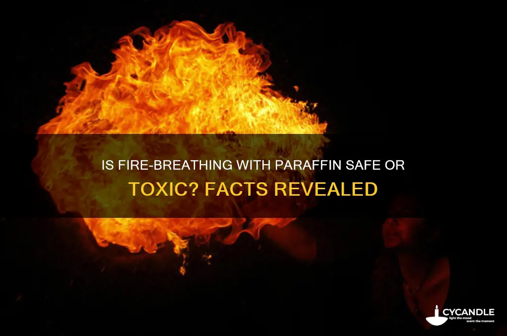 is paraffin for fire breathing toxic