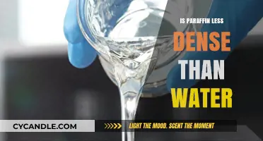 Is Paraffin Less Dense Than Water? Exploring the Science Behind It