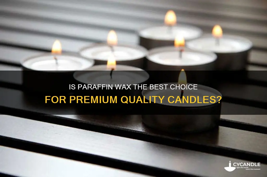 is paraffin wax in high quality for candles