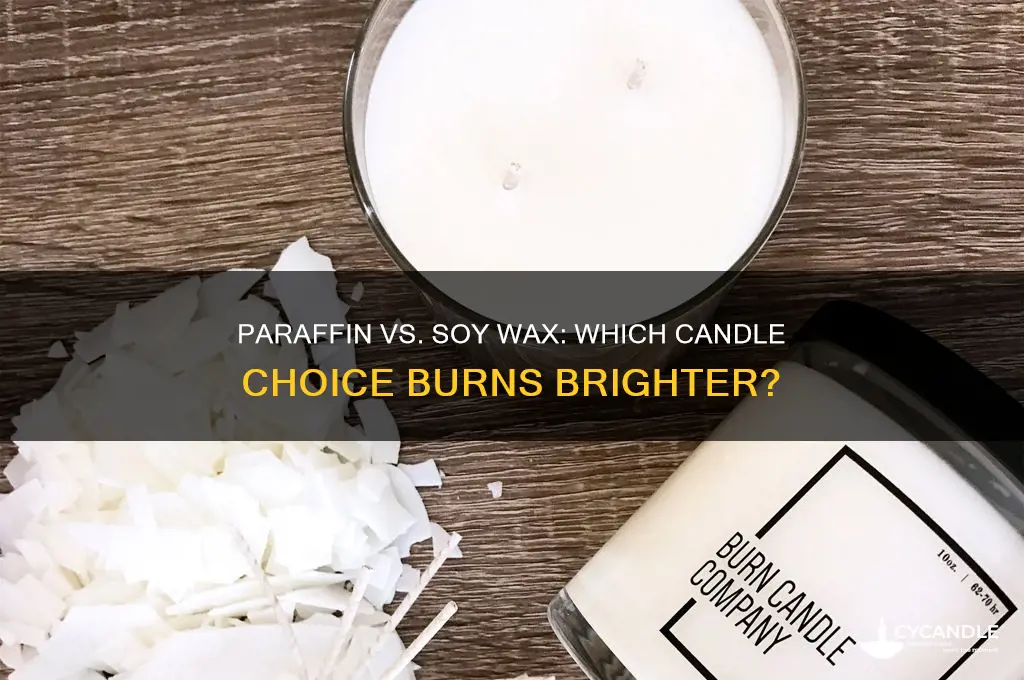 is paraffin wax or soy wax better for candles