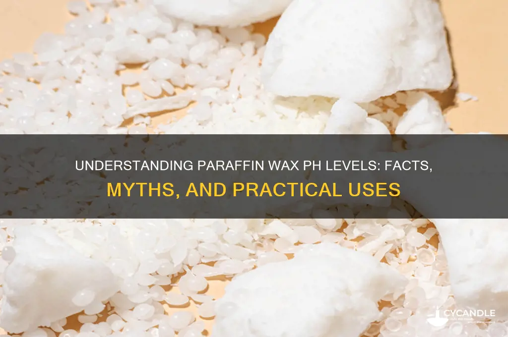 is paraffin wax ph