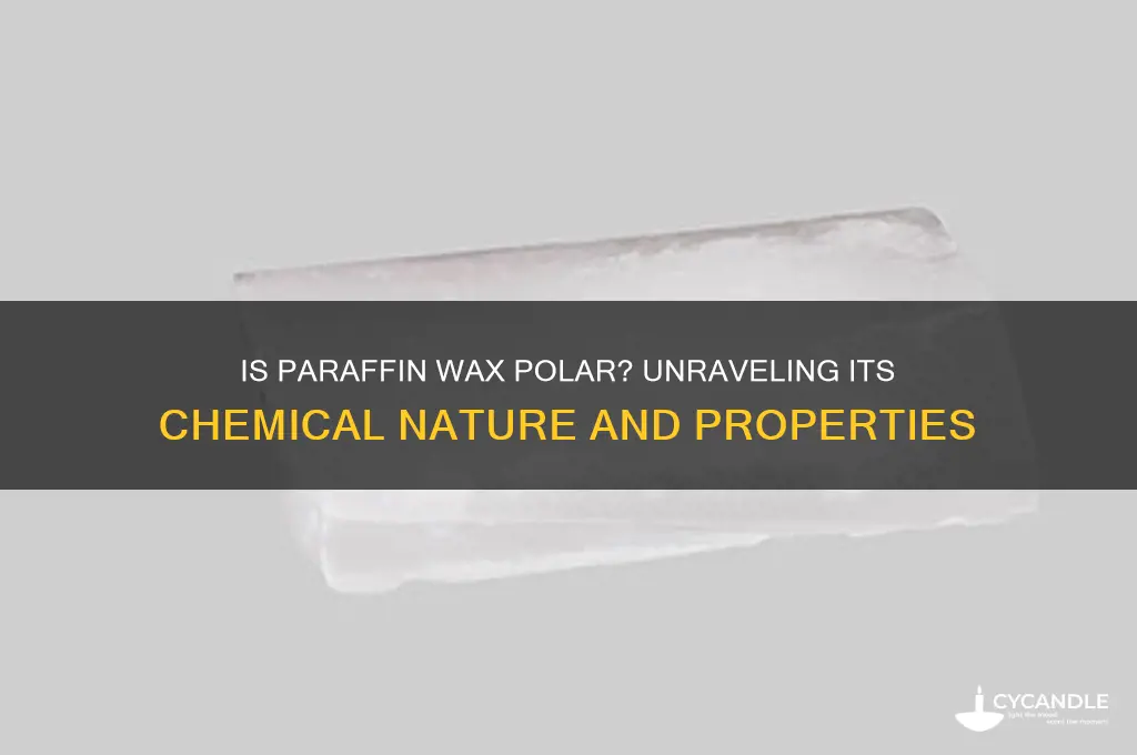 is paraffin wax polar