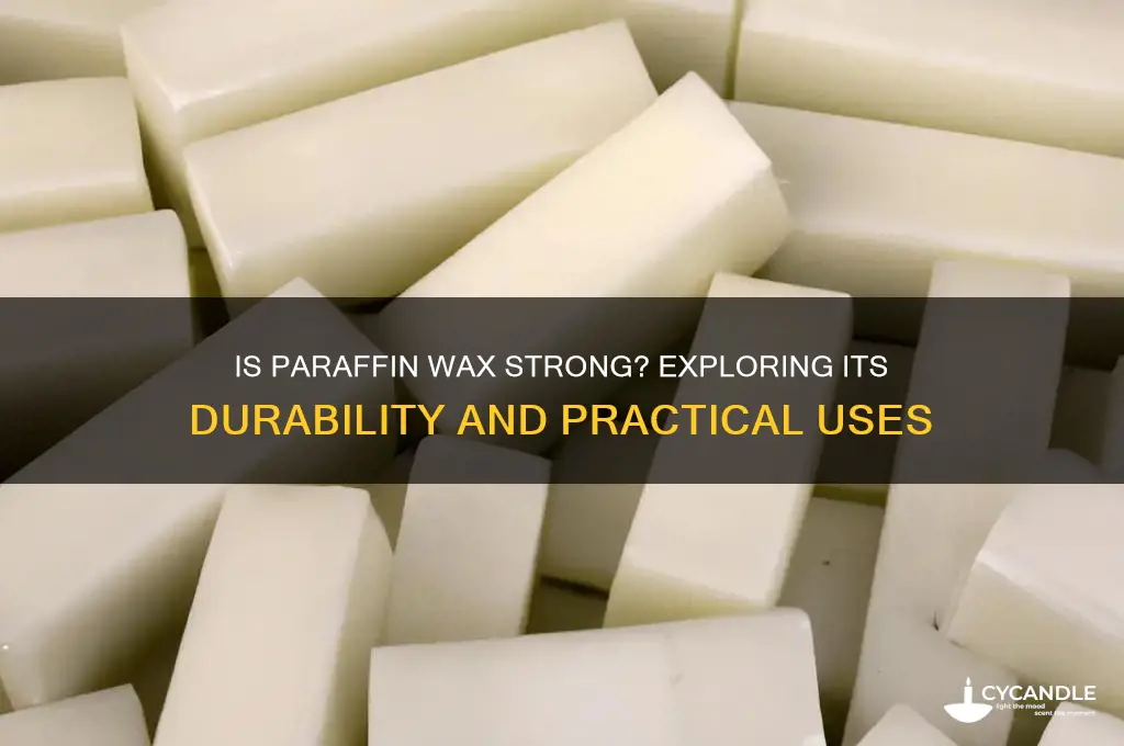 is paraffin wax strong